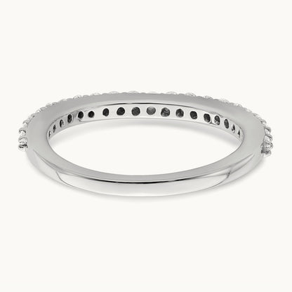 Diamond Band, 14K White Gold
