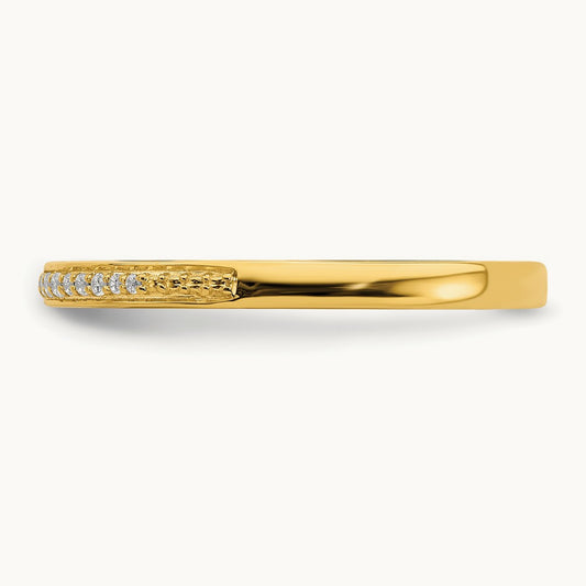 Complete Diamond Band, 10K Yellow Gold