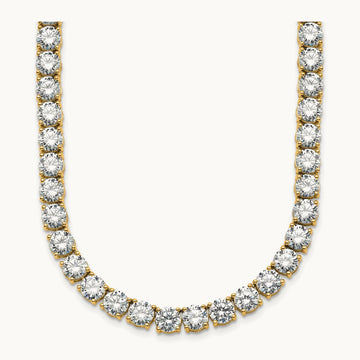Straight Tennis Necklace, 56 1/4-74 1/4 ct Lab-Grown Diamond