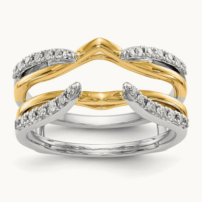 Diamond Guard, 14K Two-tone