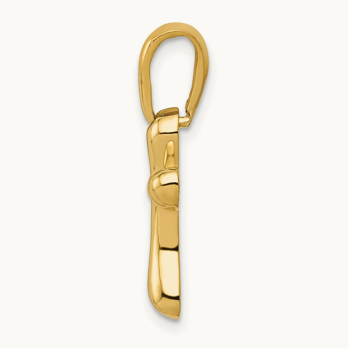 Small Freeform Cross, 14K