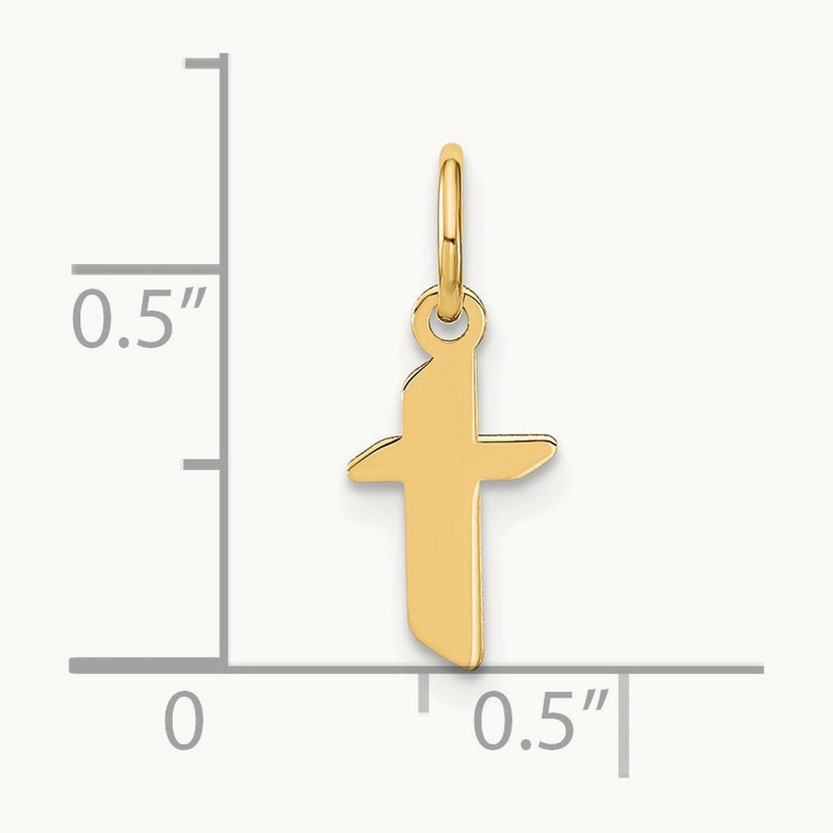 Lowercase Initial Pendant — T