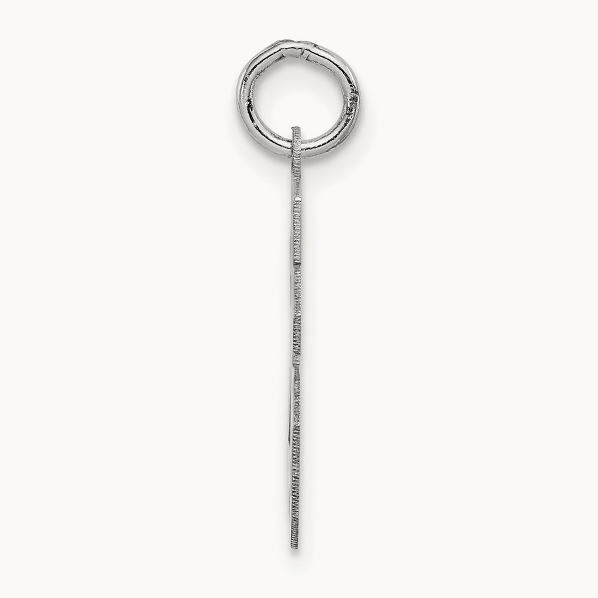 Small Satin Number 26 Charm — 14K Yellow Gold