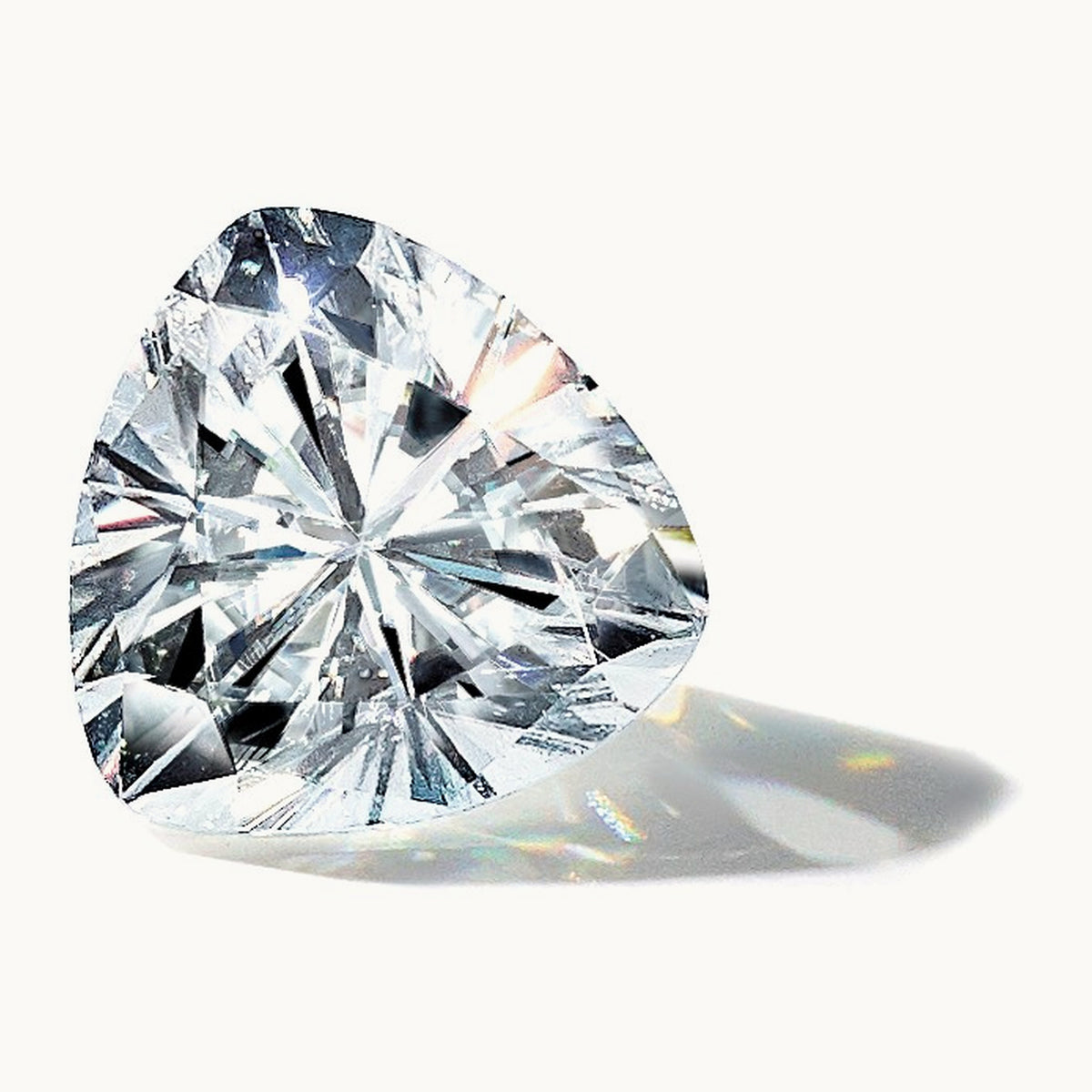 Trillion Pure Light D-E-F Moissanite, 7mm