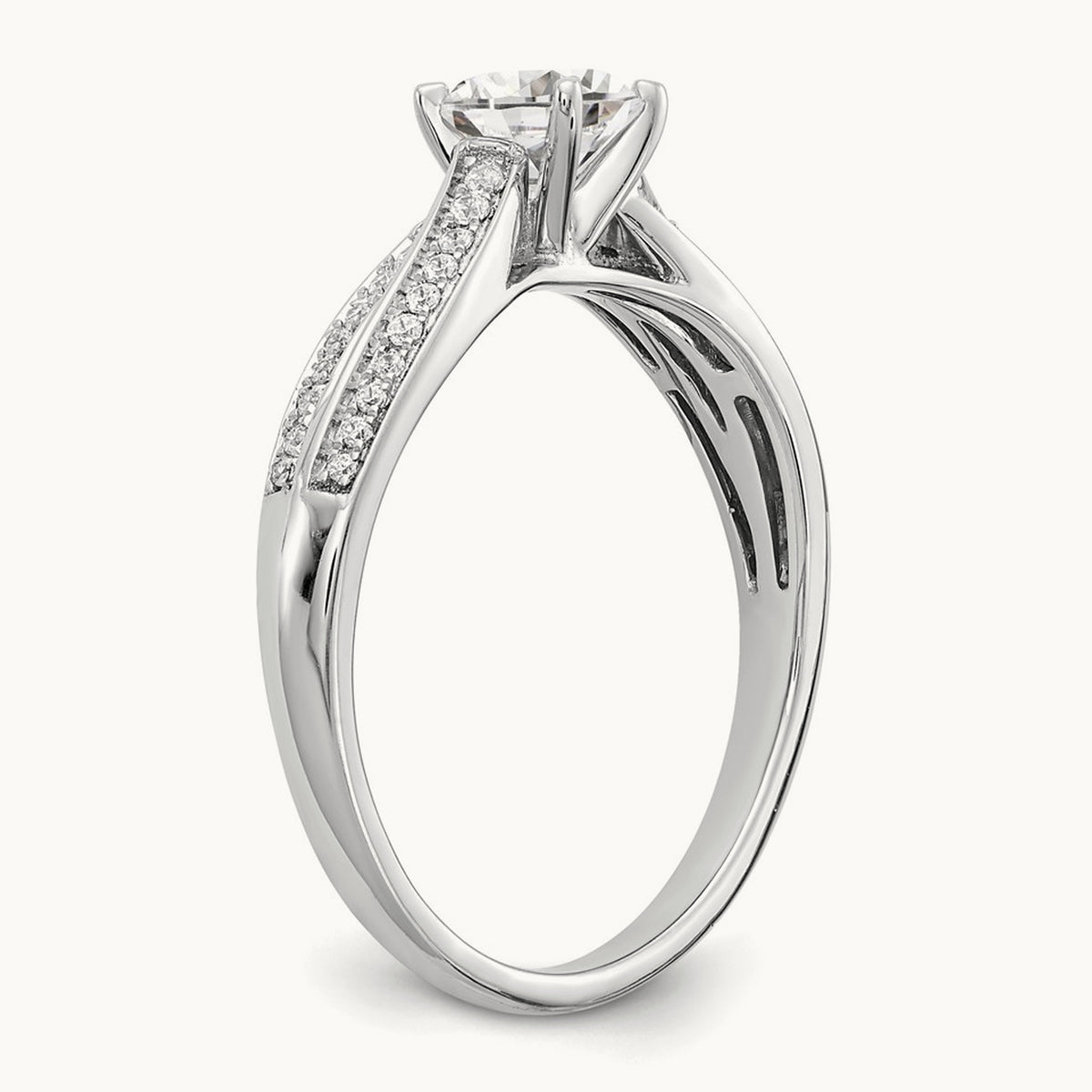 Semi-Mount Engagement Ring, 0.10 ct tw