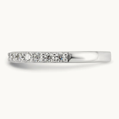 15 Stone Band, 0.50-0.75 ct tw Lab-Grown Diamond