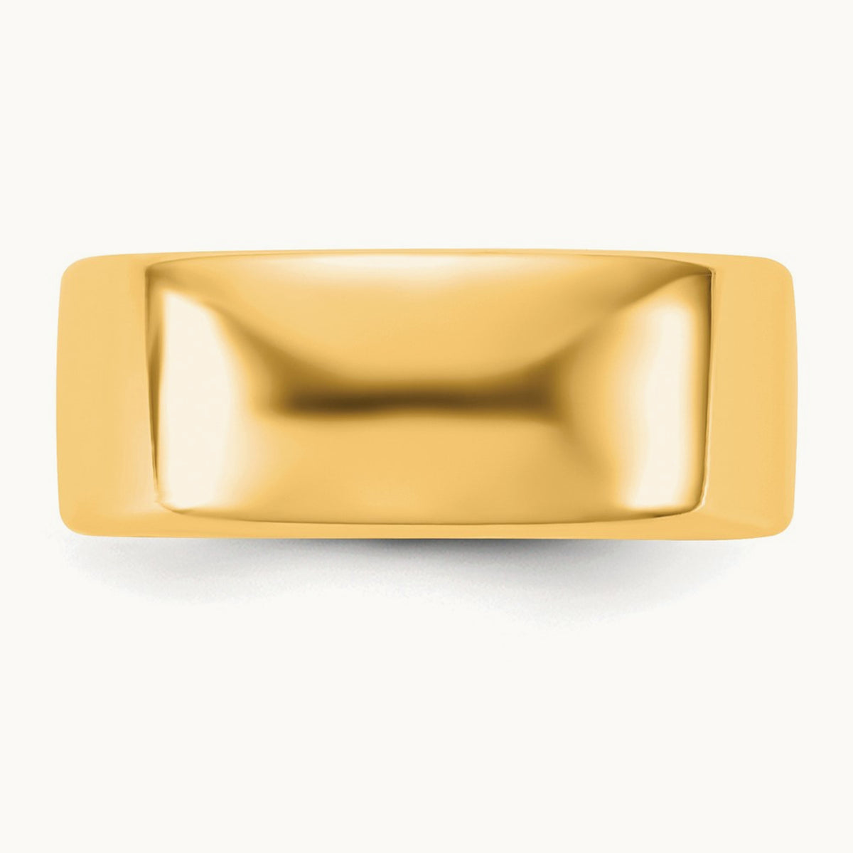European Comfort Fit Band — 14K Yellow Gold, 8mm