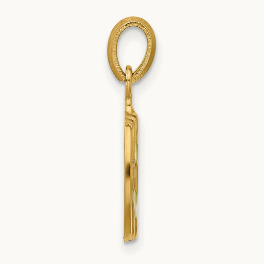 Jack O'Lantern Pendant, 14K Yellow Gold