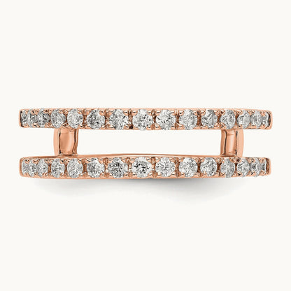 Ring Guard, 0.50 ct tw Lab-Grown Diamond — VS/SI (Great), 14K Rose Gold