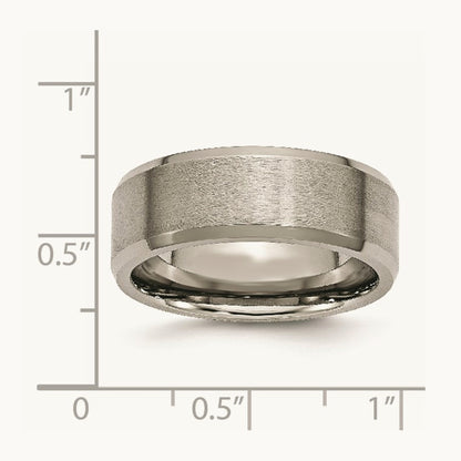Brushed and Polished Beveled Edge Band — photo set