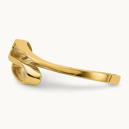 Swirl Ring, 14K