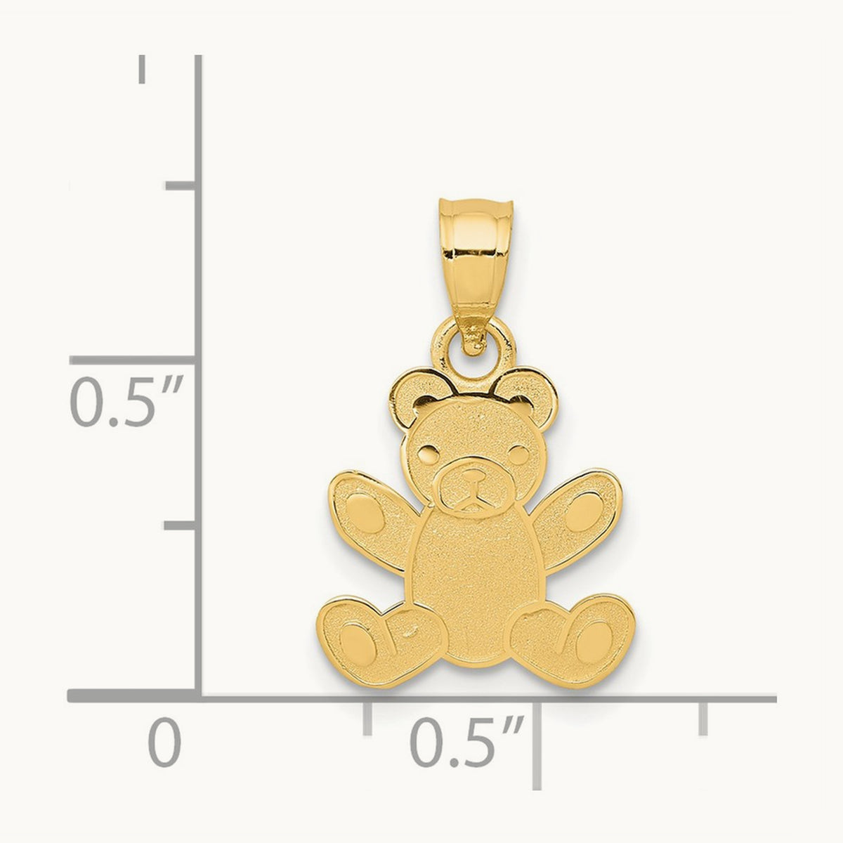 Teddy Bear Pendant — 20mm