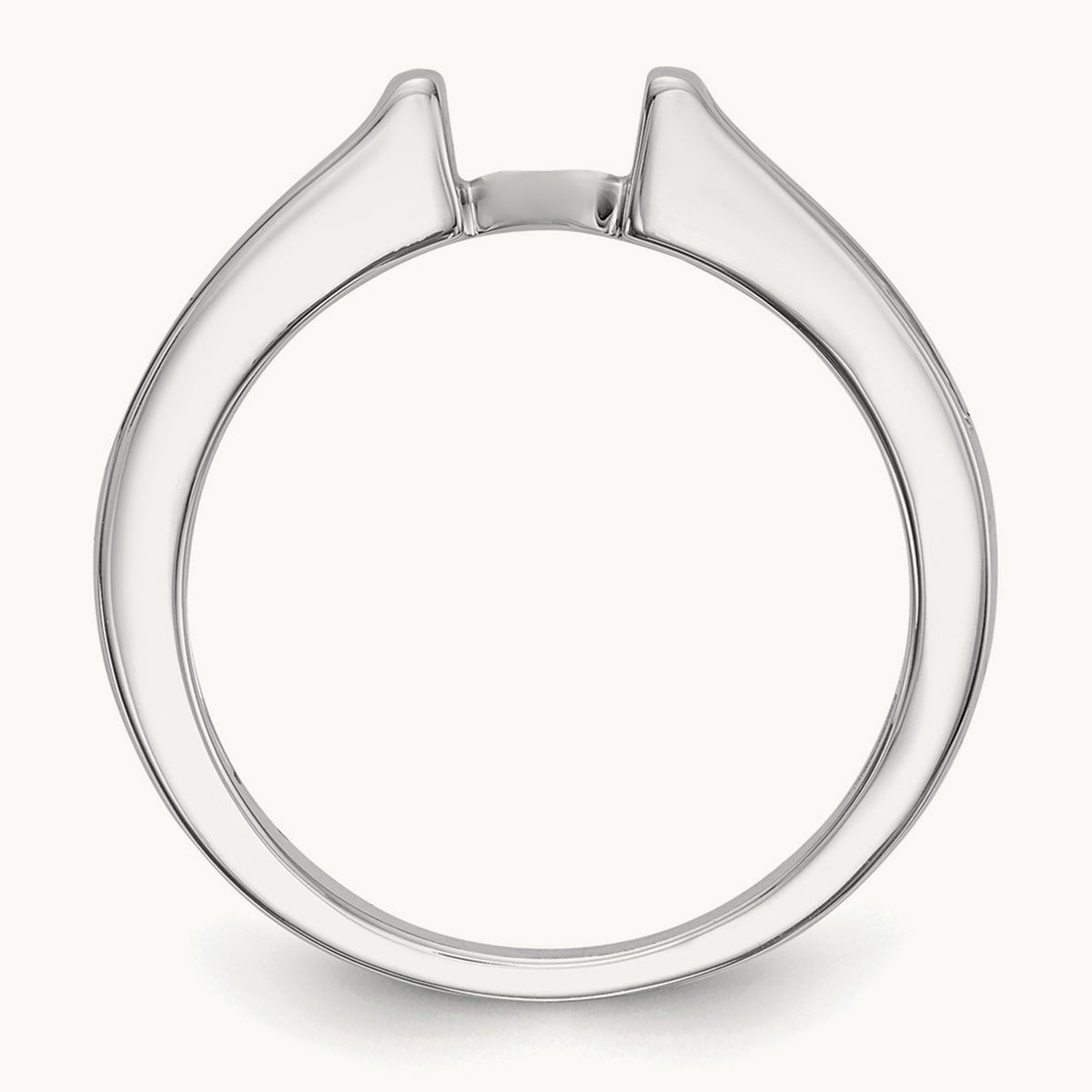 Semi-Mount Peg Set Engagement Ring, 0.25 ct tw Lab-Grown Diamond