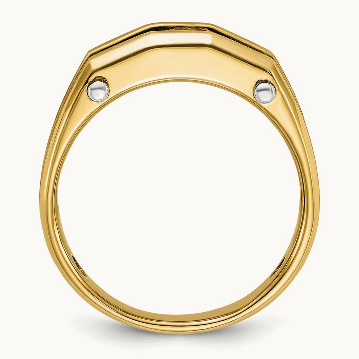 5 Stone Men's Ring, 0.50 ct tw Lab-Grown Diamond