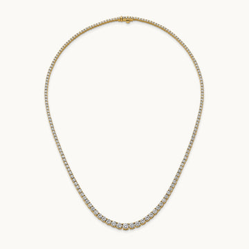 Graduated Tennis Necklace, 10.00 ct tw Lab-Grown Diamond