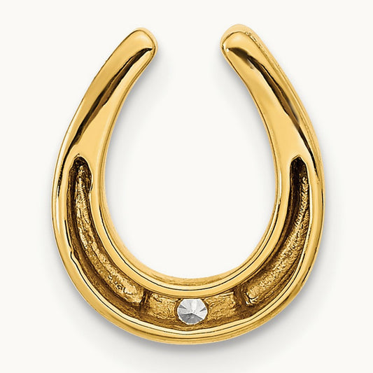 Polished Fancy Diamond Chain Slide — photo set