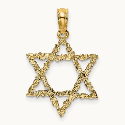 Star Of David Charm — photo set