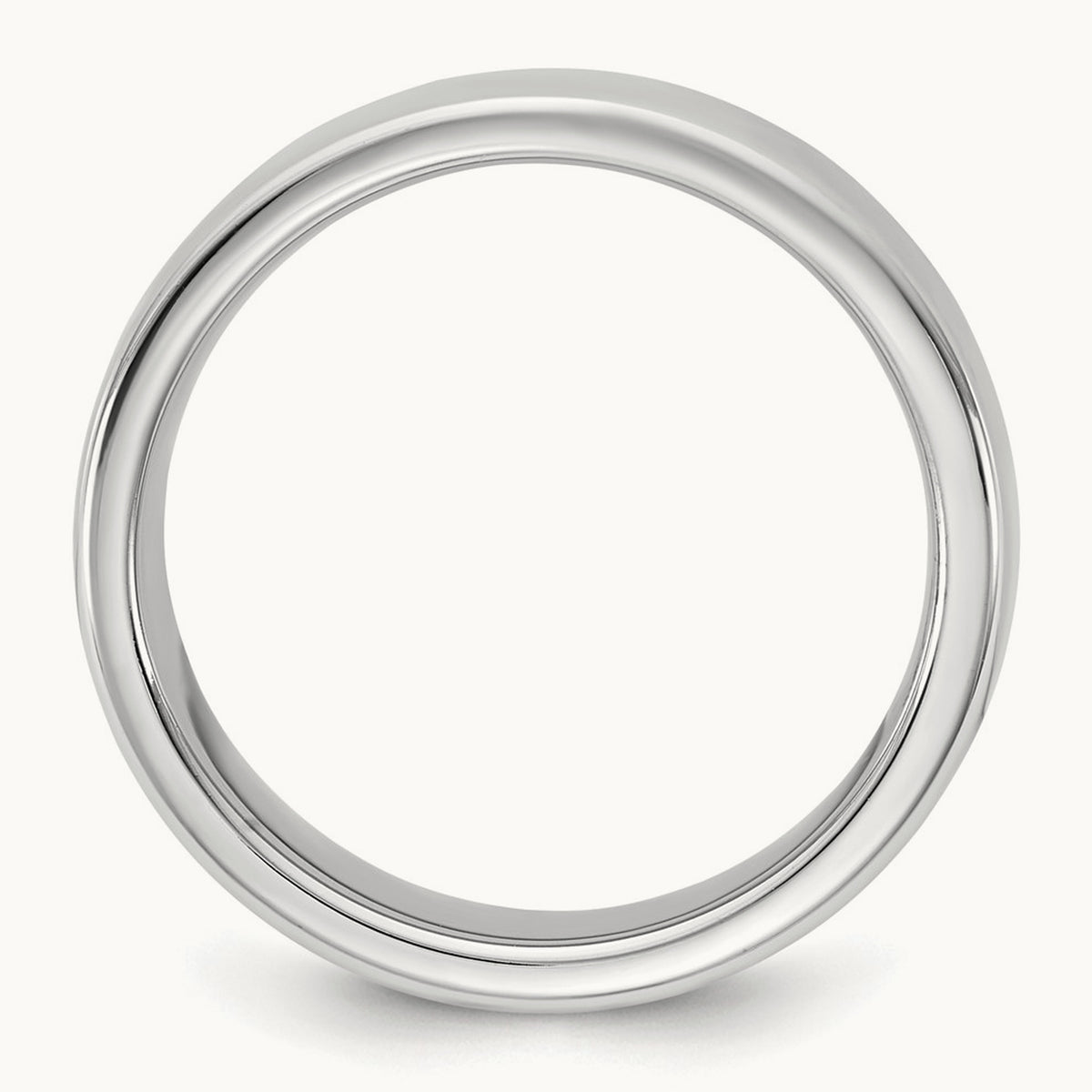 European Comfort Fit Band — 14K White Gold, 5.5mm