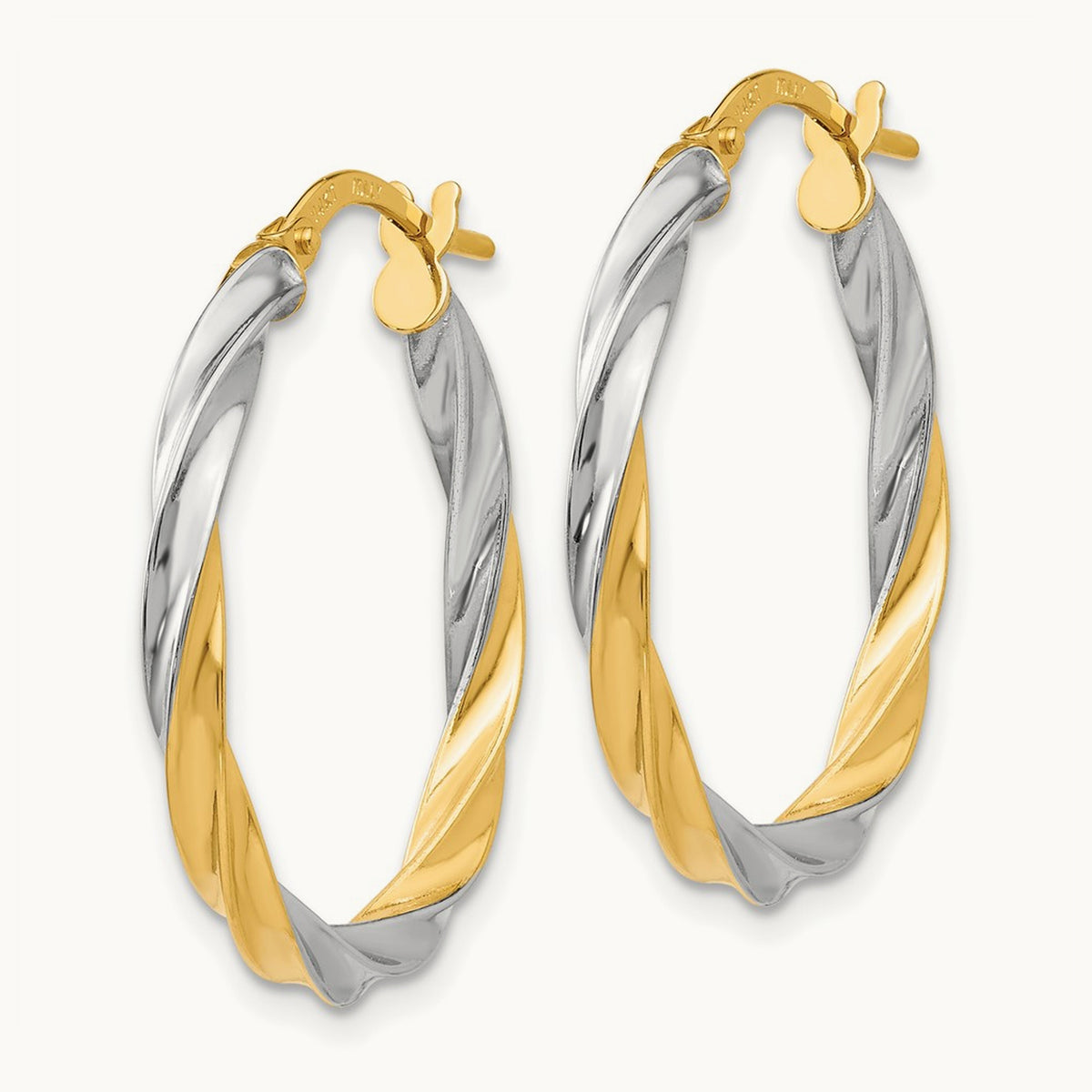 & Twisted Hoop Earrings — photo set