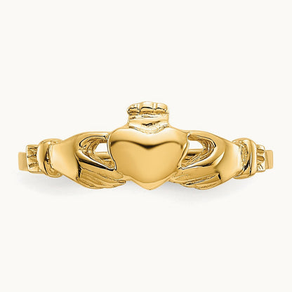 Claddagh Baby Ring, 14K
