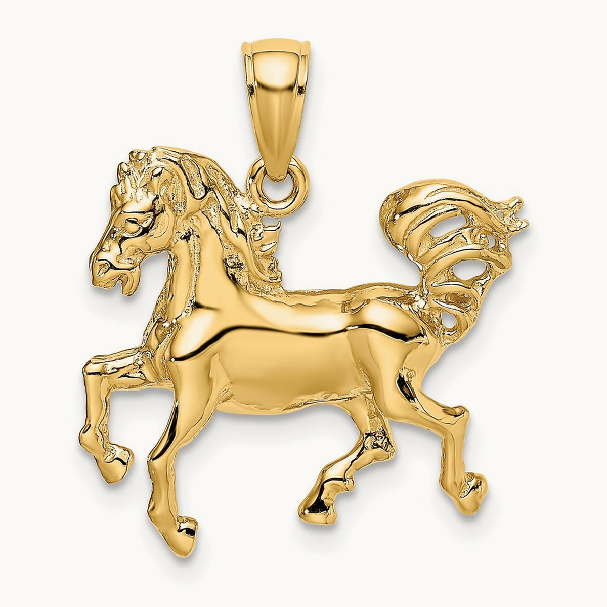 Horse Charm, 14K