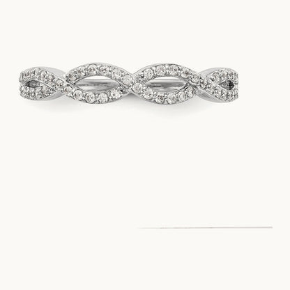 Diamond Band, 14K White Gold