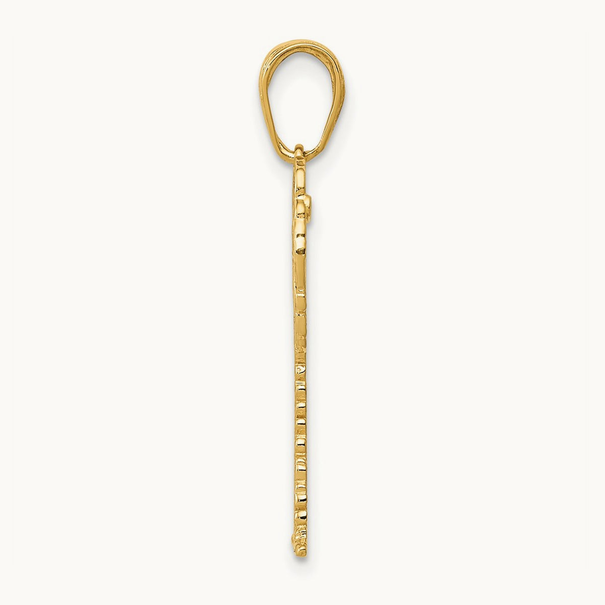 Palm Tree Pendant — 14K Yellow Gold