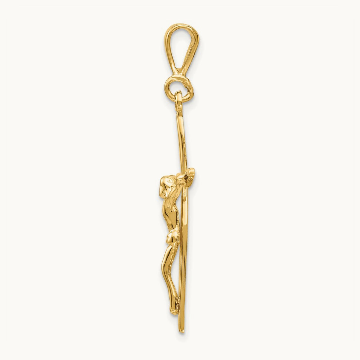 Passion Crucifix Pendant — 14K Yellow Gold