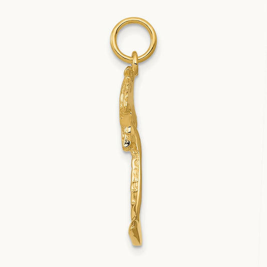 Palm Tree Charm, 14K