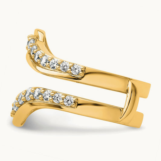 Ring Guard, 1.00 ct tw Lab-Grown Diamond — 14K Yellow Gold