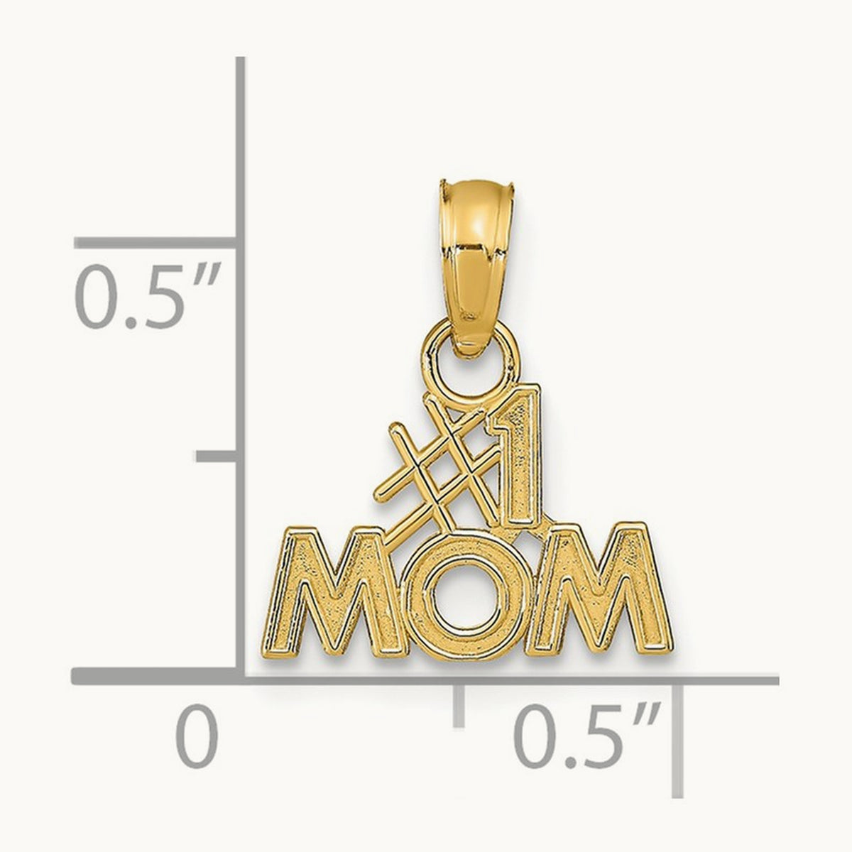 Polished #1 MOM Pendant — photo set