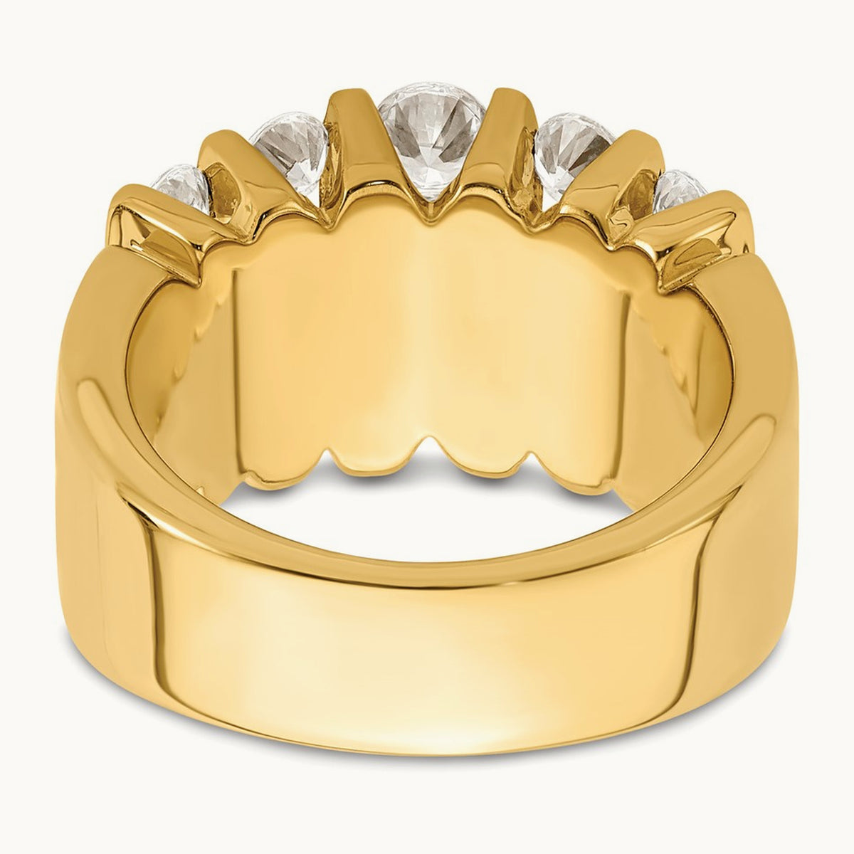 Fashion Band, 1.00-3.00 ct tw Lab-Grown Diamond — 2 ct, 14K Yellow Gold