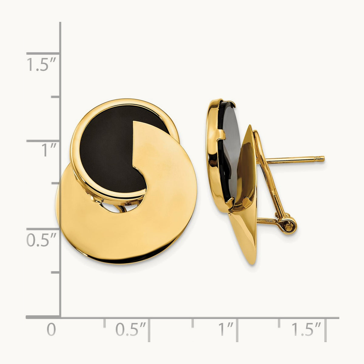 Onyx Fancy Earrings — photo set