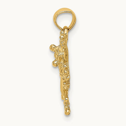 2-D Textured Frog Charm — 20.2mm