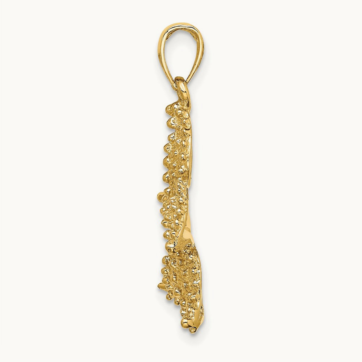 Textured Starfish Charm — 28mm