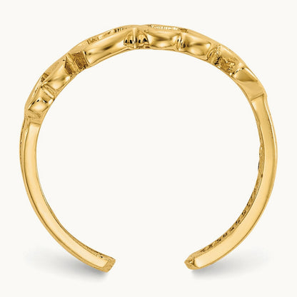 Heart Toe Ring, 14K