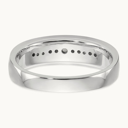 Diamond Men's Band, 0.25 ct tw — 14K White Gold