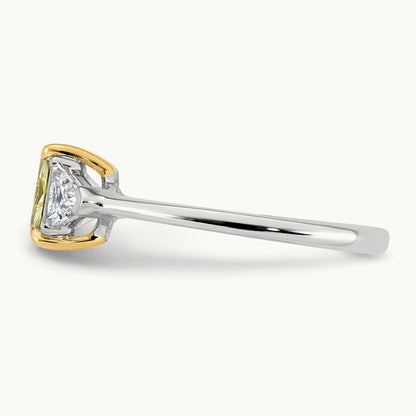 Vivid Yellow Ring, 1.50-4.50 ct tw Lab-Grown Diamond