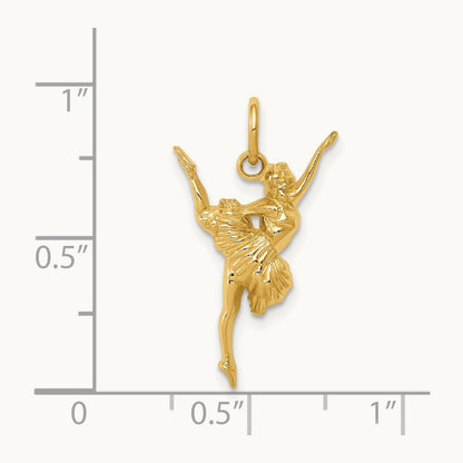 Ballerina Charm, 14K