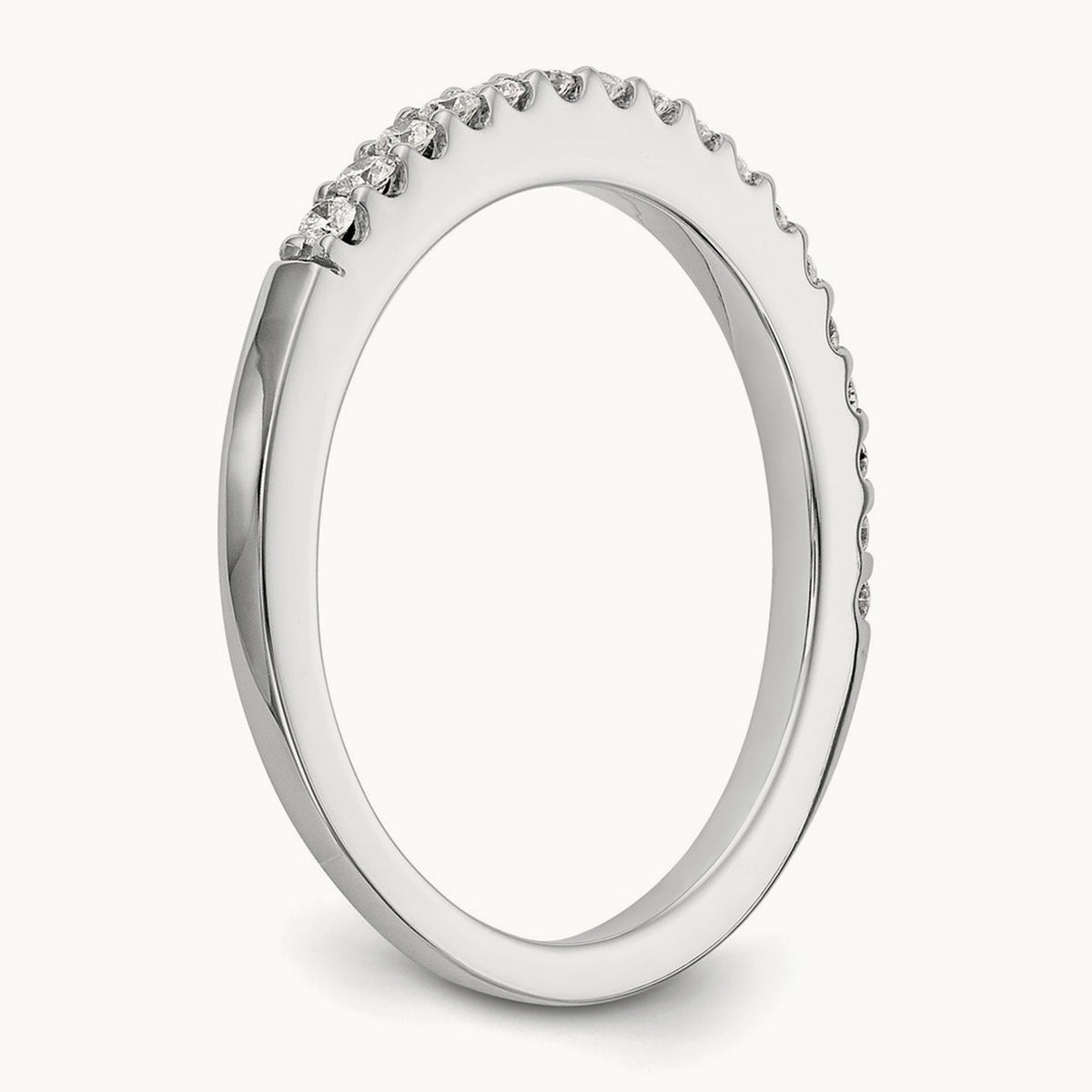 Diamond Band, 14K White Gold