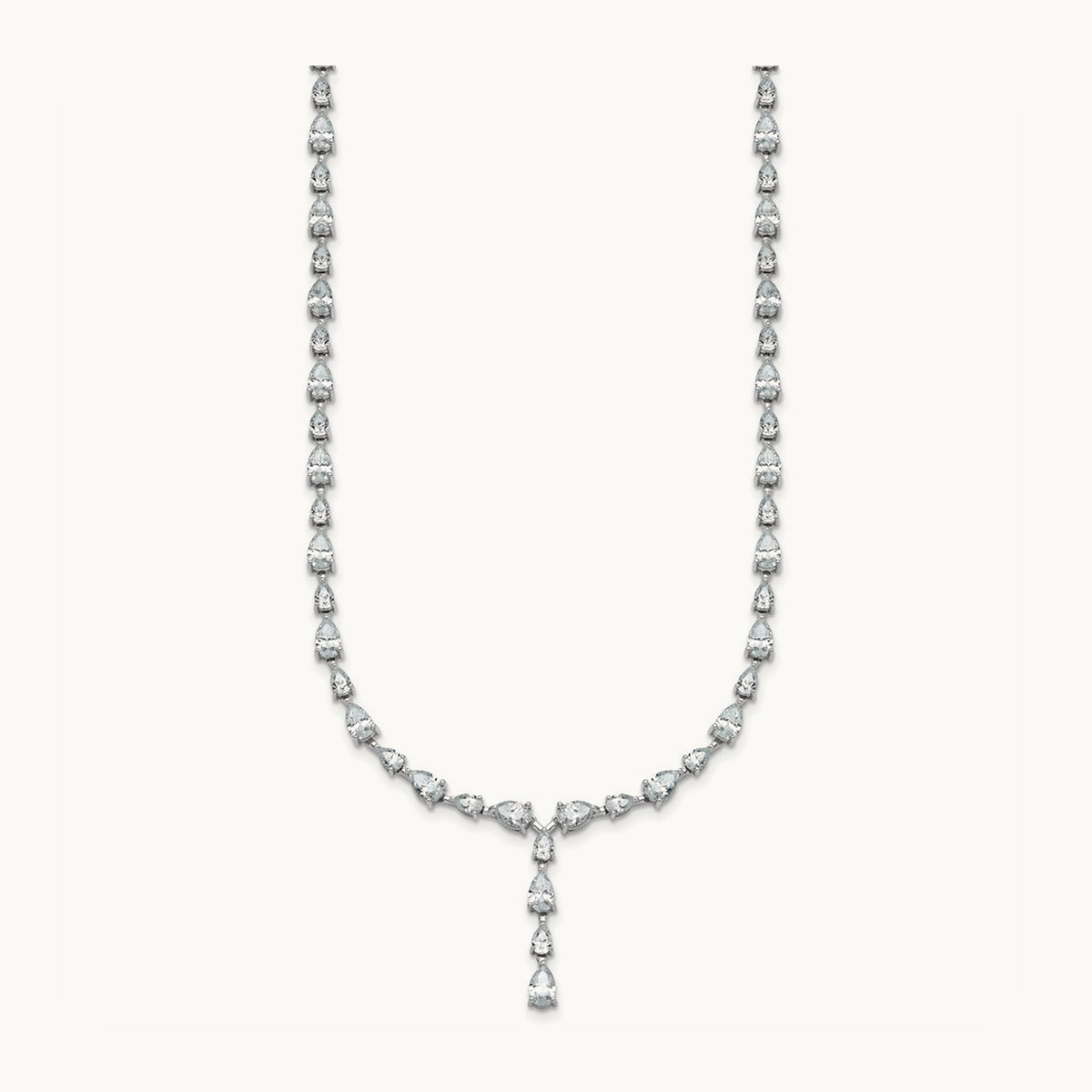 Fashion Tennis Necklace, 10.25 ct tw Lab-Grown Diamond