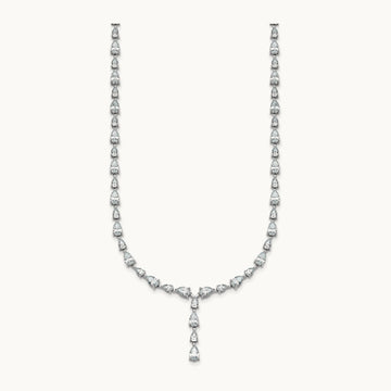 Fashion Tennis Necklace, 10.25 ct tw Lab-Grown Diamond