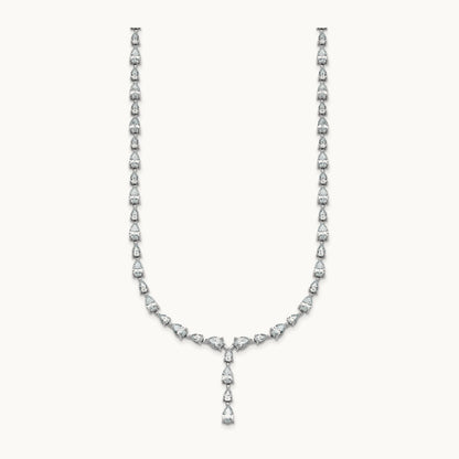 Fashion Tennis Necklace, 10.25 ct tw Lab-Grown Diamond