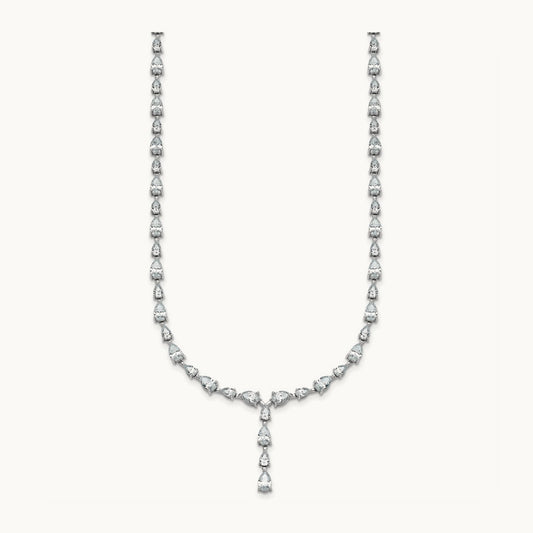 Fashion Tennis Necklace, 10.25 ct tw Lab-Grown Diamond