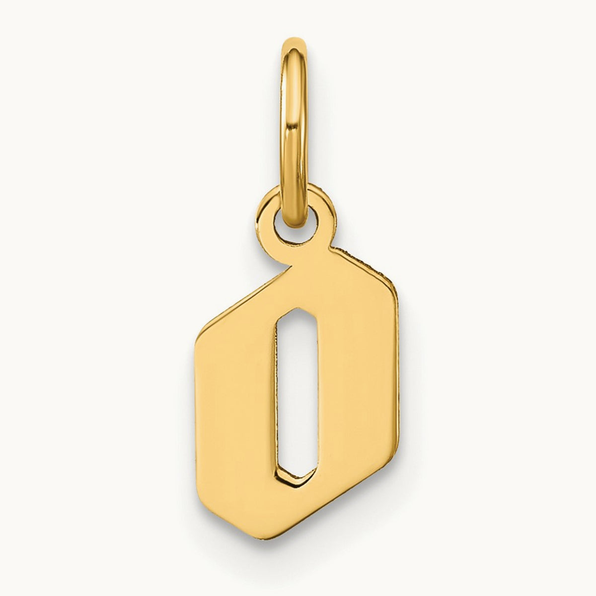 Lowercase Initial Pendant — O
