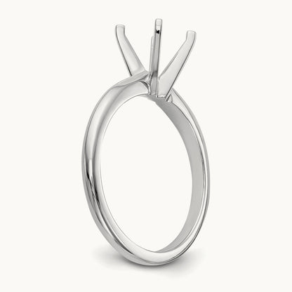 1ct. Lightweight Knife Edge 4-Prong Mounting, 14K White Gold