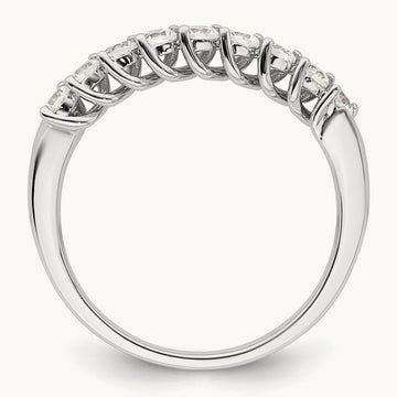 9 Stone Band, 0.50-1.00 ct tw Lab-Grown Diamond