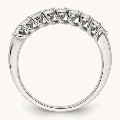9 Stone Band, 0.50-1.00 ct tw Lab-Grown Diamond