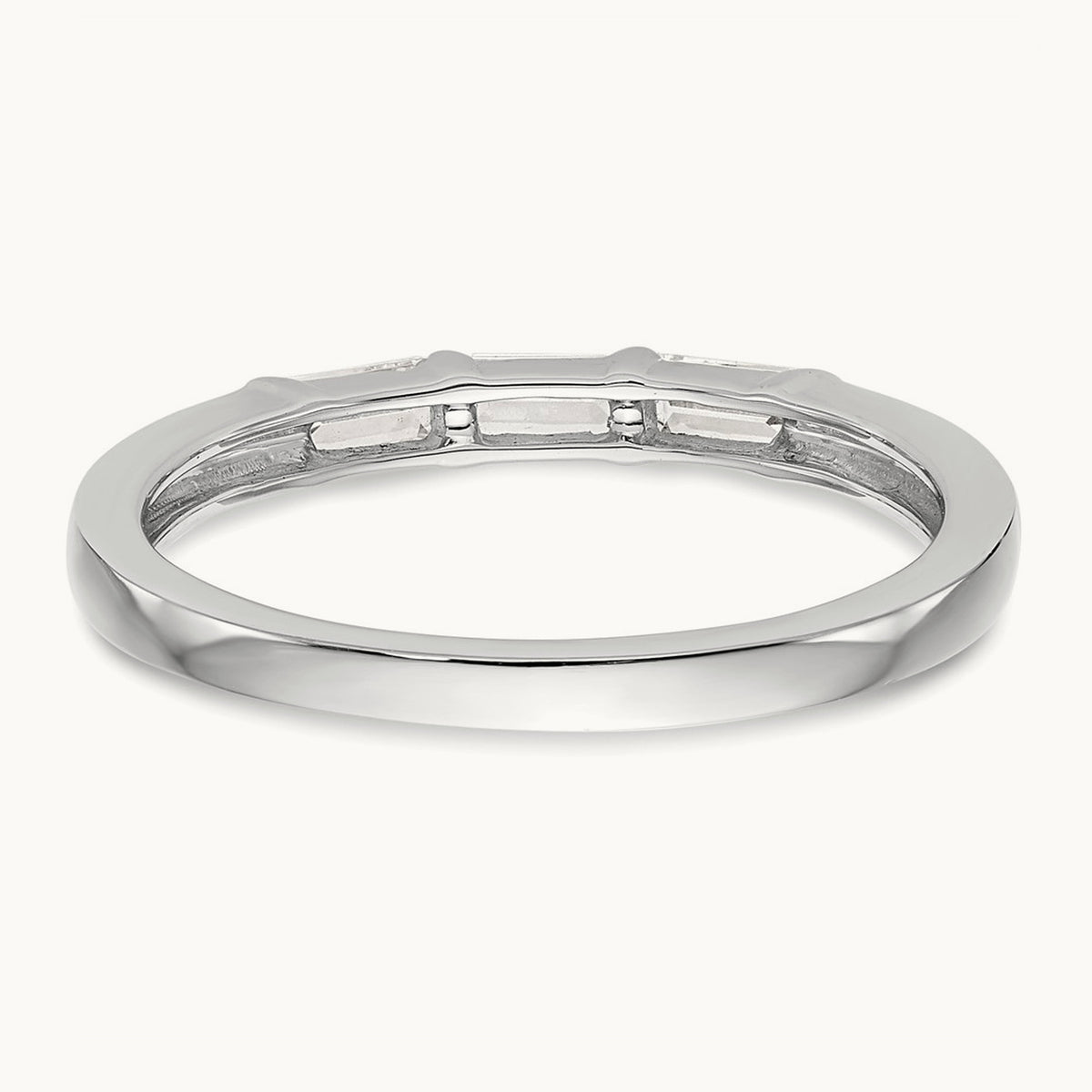 Diamond Wedding Band, 14K White Gold