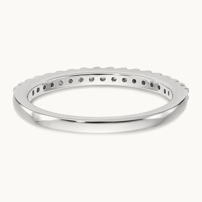Diamond Wedding Band, 14K White Gold